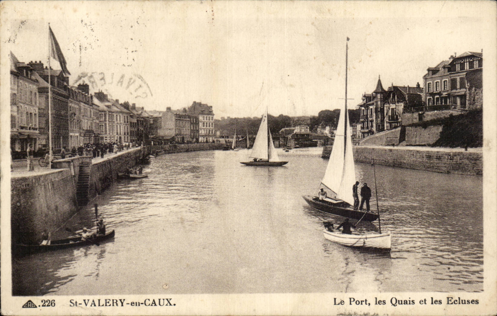 St Valery - the Port of the Quays - Locks - CPA