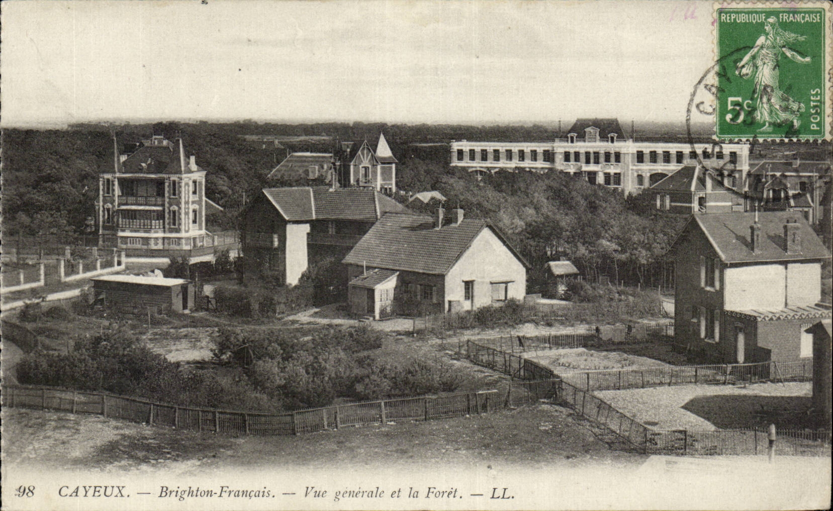 Cayeux - View and the Drill - CPA