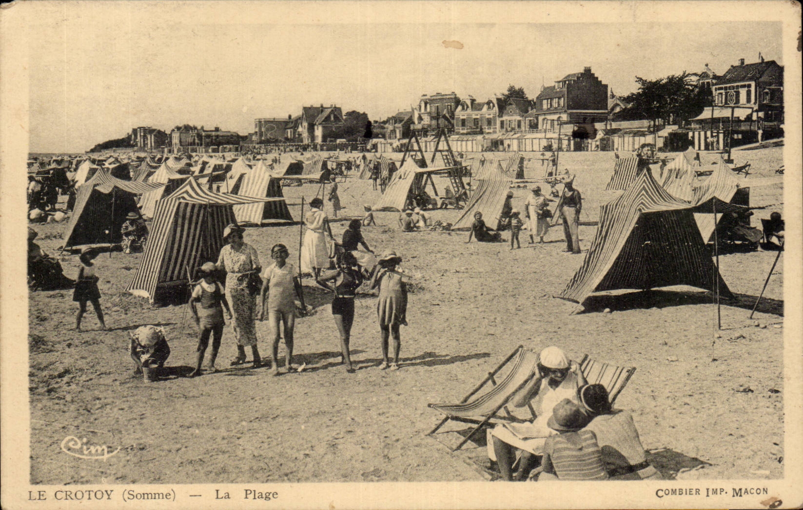 Crotoy - the Beach - CPA