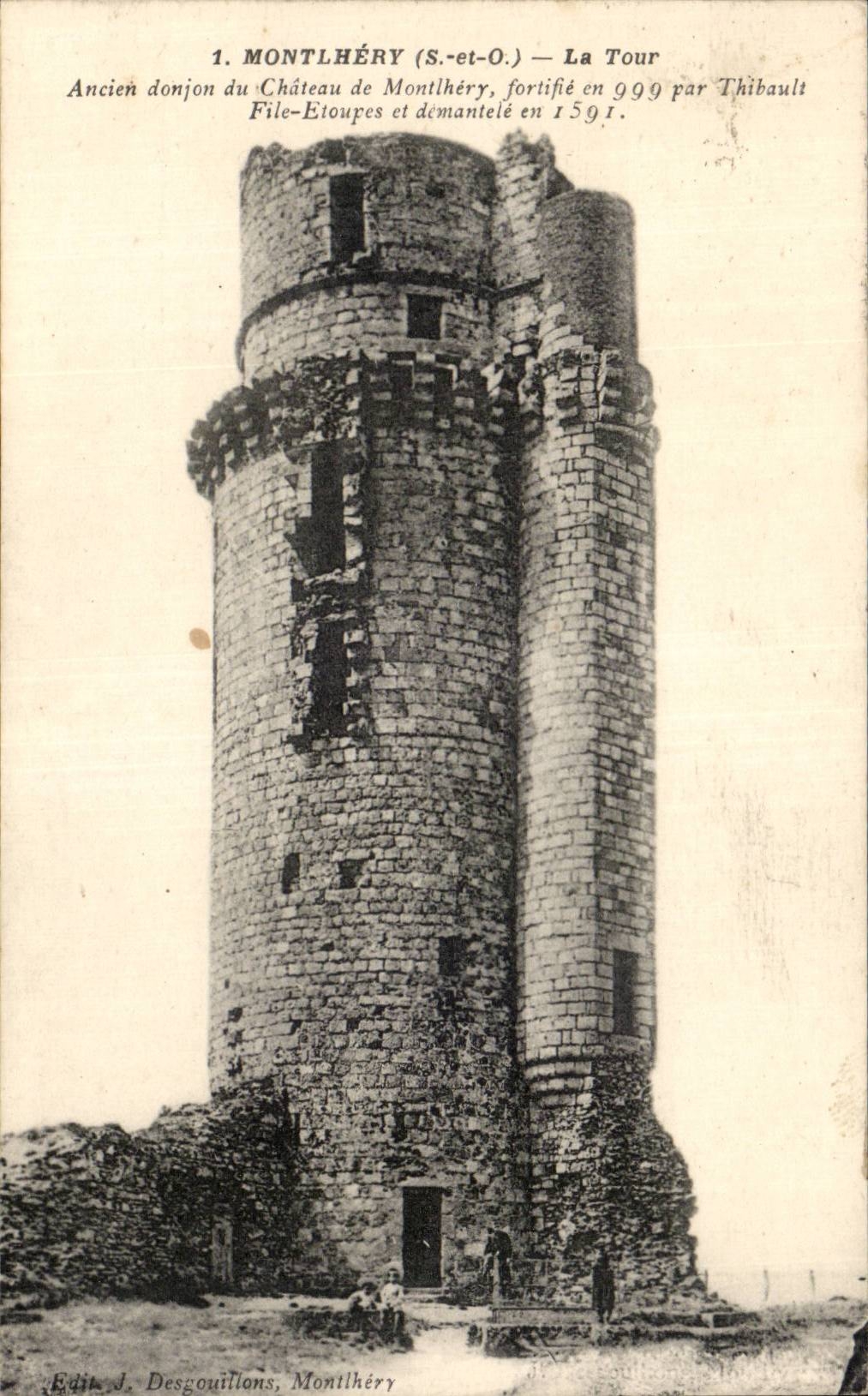 Montlhery - the Tower - CPA