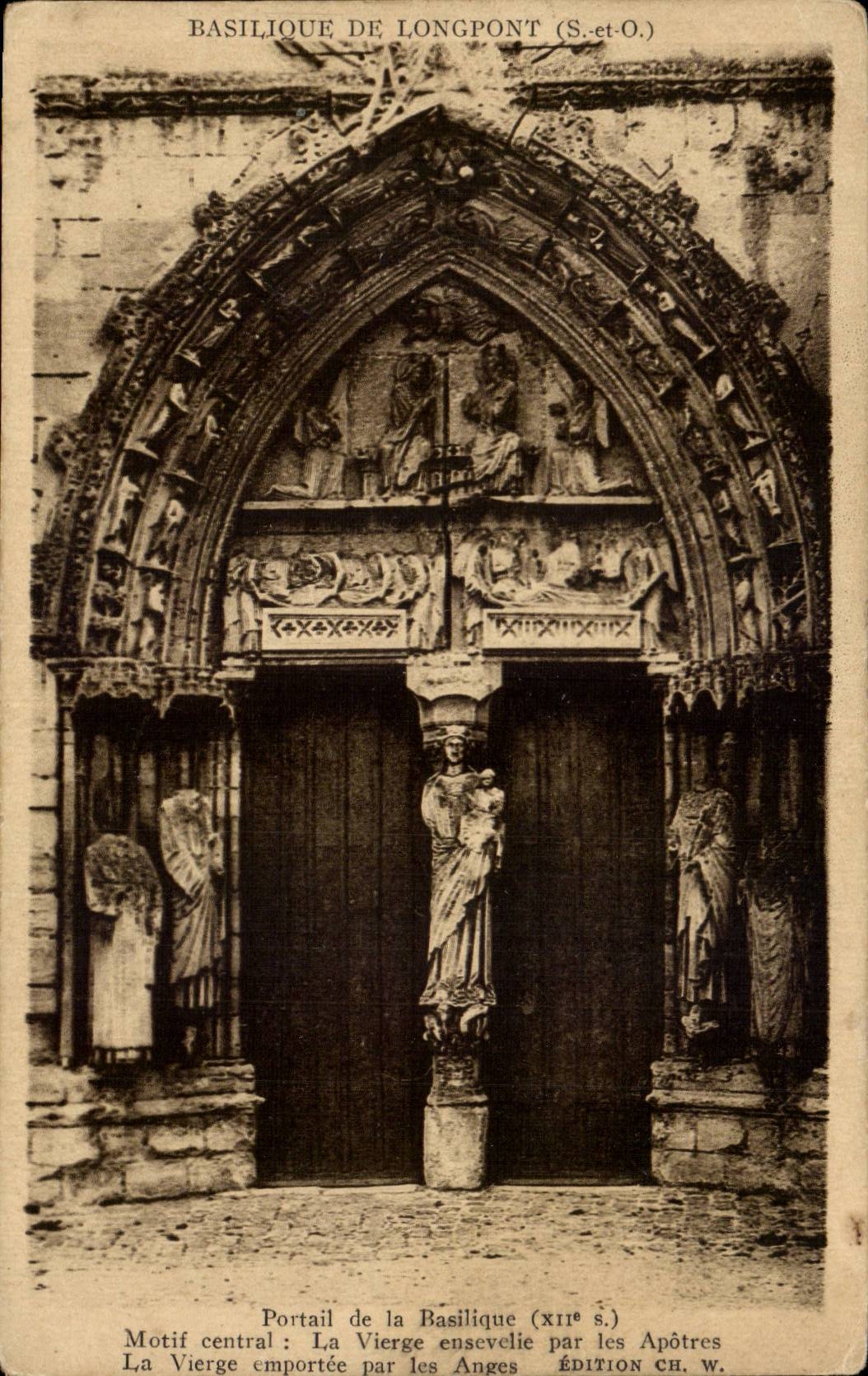 Longpont - La Basilique - CPA 