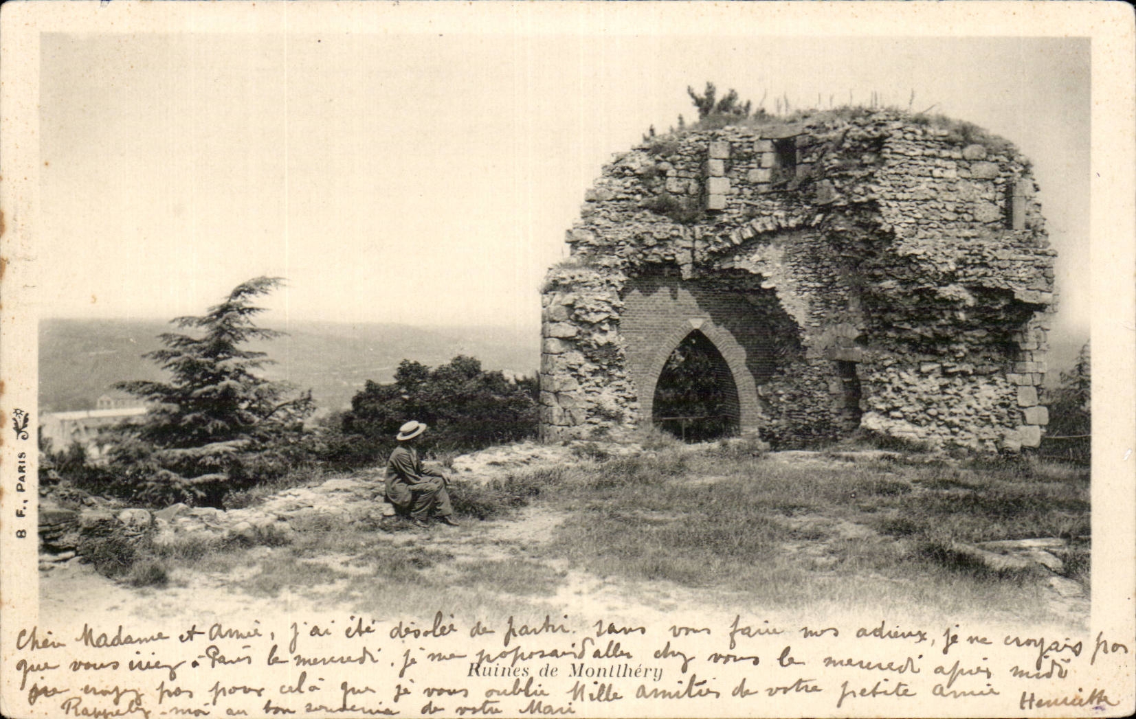 Montlhery - Ruins - CPA
