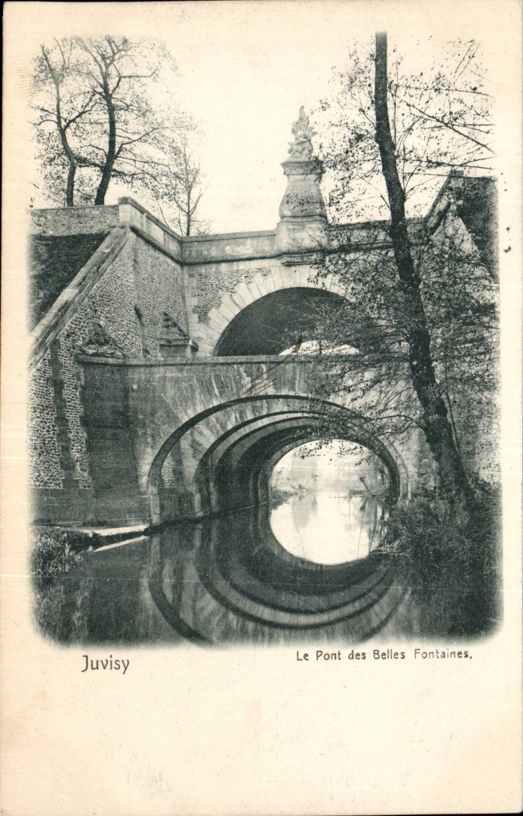 CPA Juvisy on Barley the bridge of the beautiful fountains