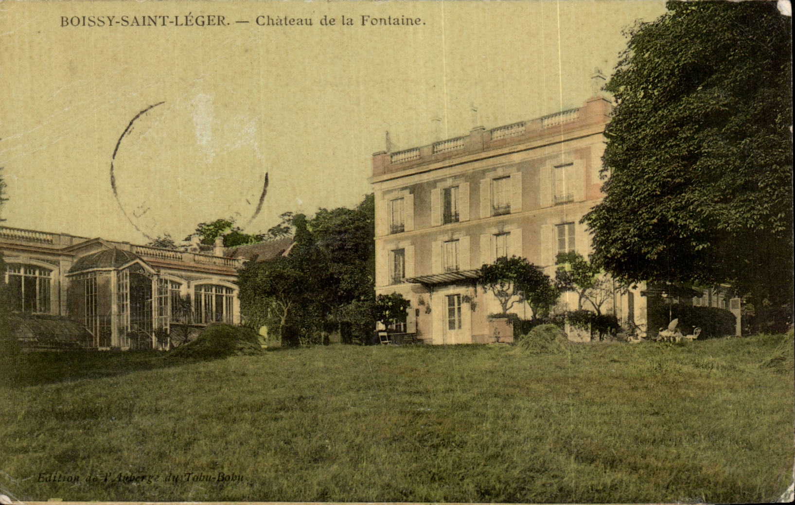 CPA Boissy light St Castle of the fountain