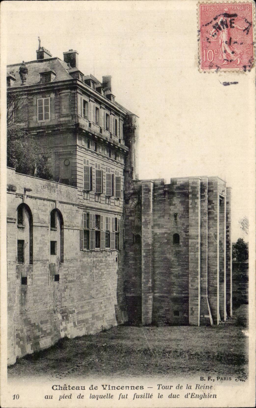 CPA Castle of Vincennes Tower of the queen Duke of Enghien