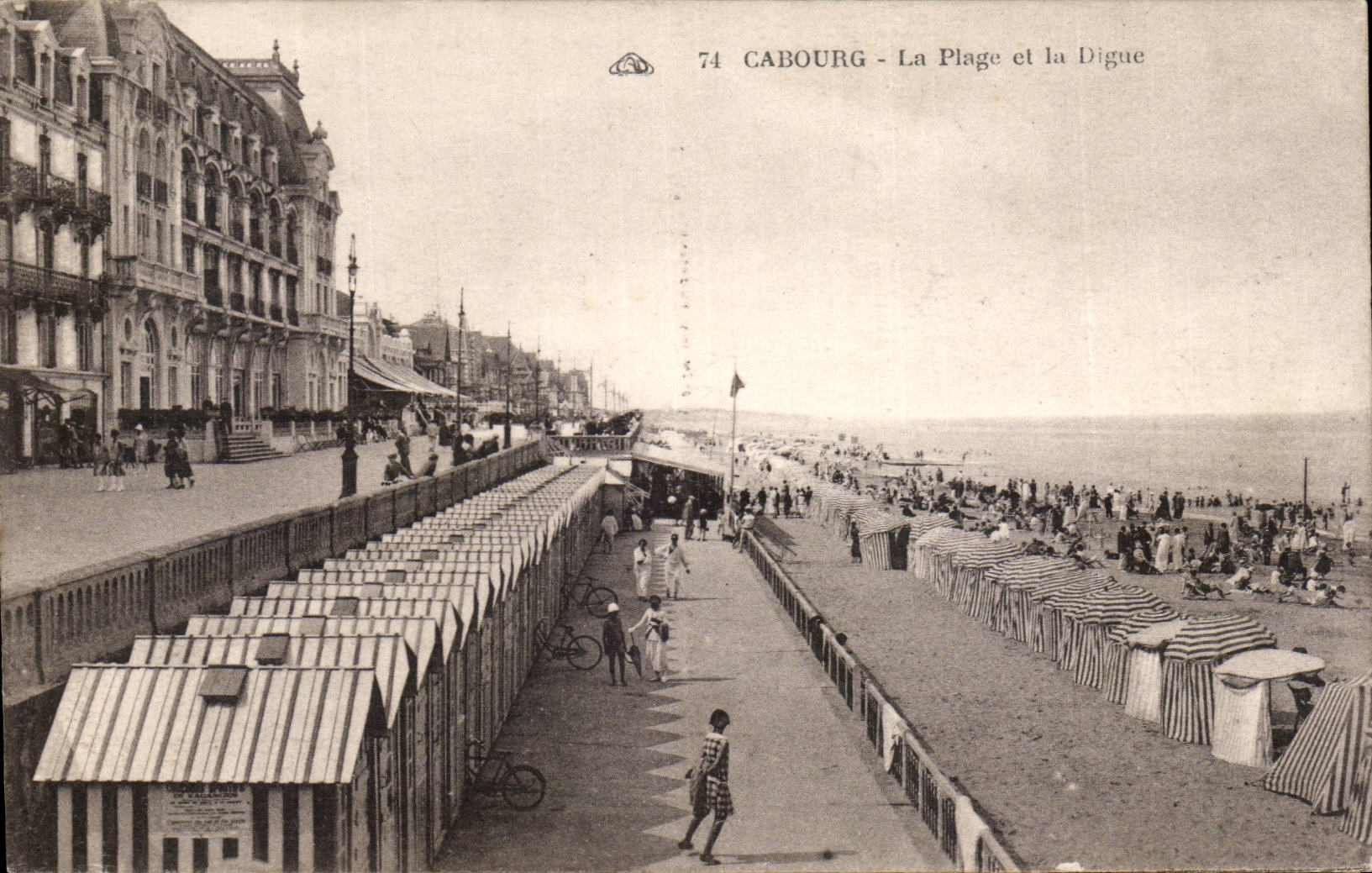 CPA Cabourg die Seite und die Verdammung
