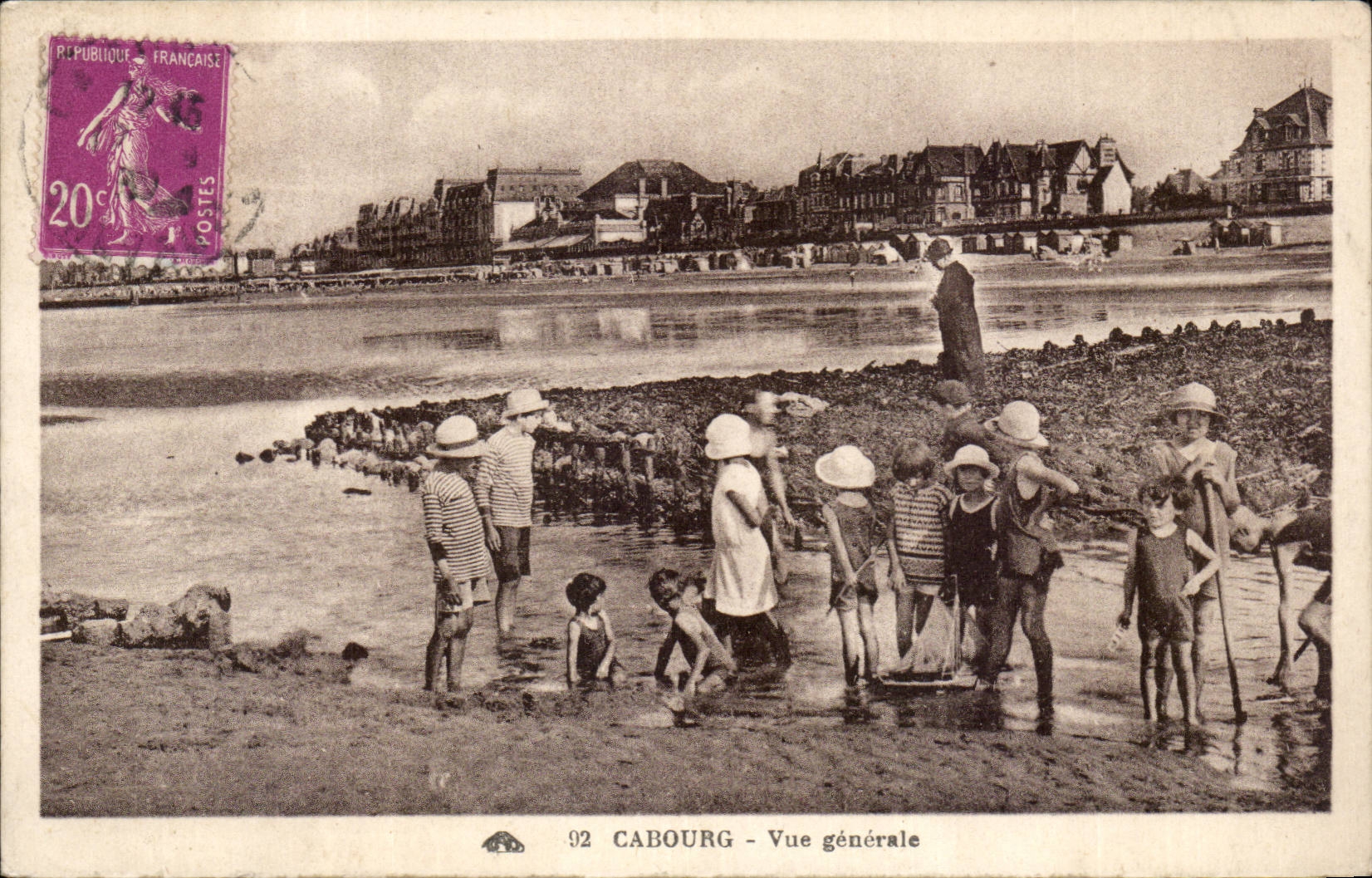 Cabourg CPA Ansicht-Kinder