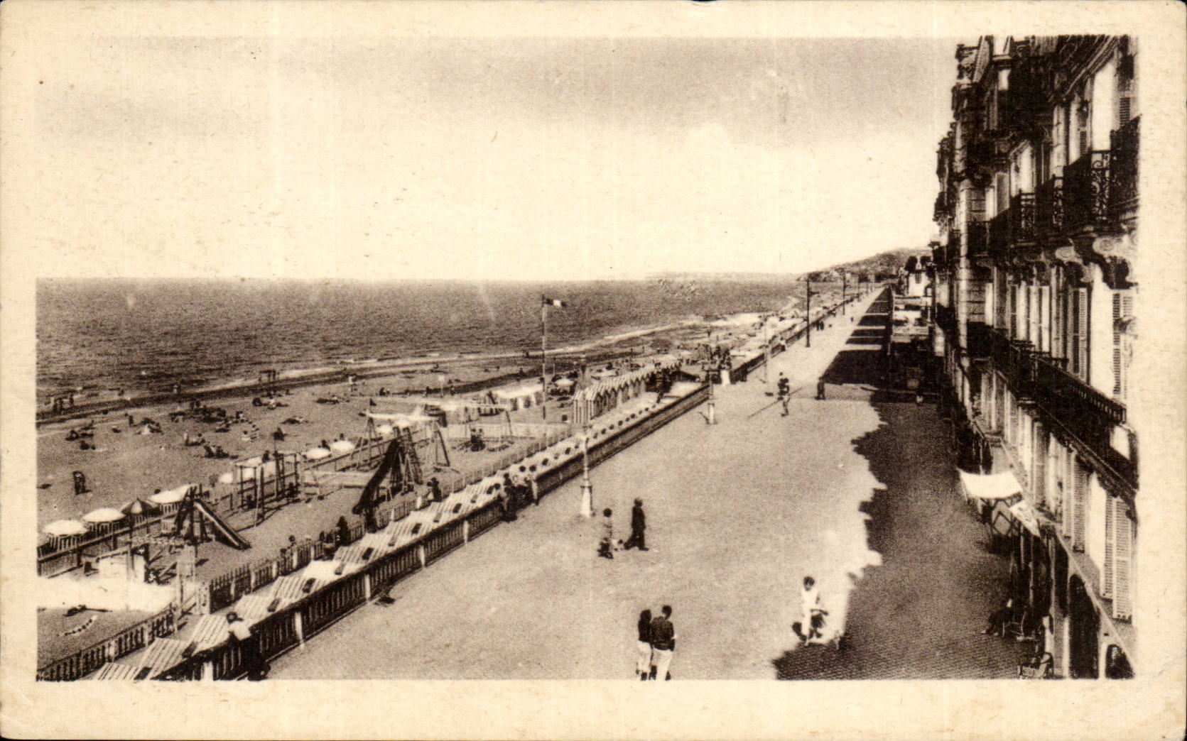Cabourg CPA die Terrasse von Englisch in Richtung zum Osten