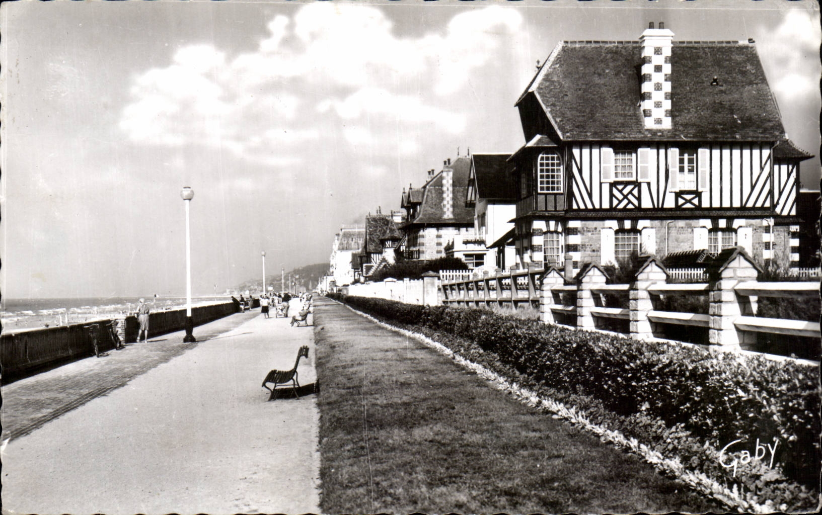 Cabourg CPA Weg von Englisch