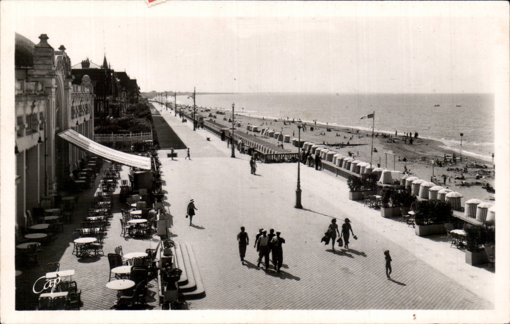 Cabourg CPA die Terrasse von Englisch in Richtung zum Westen