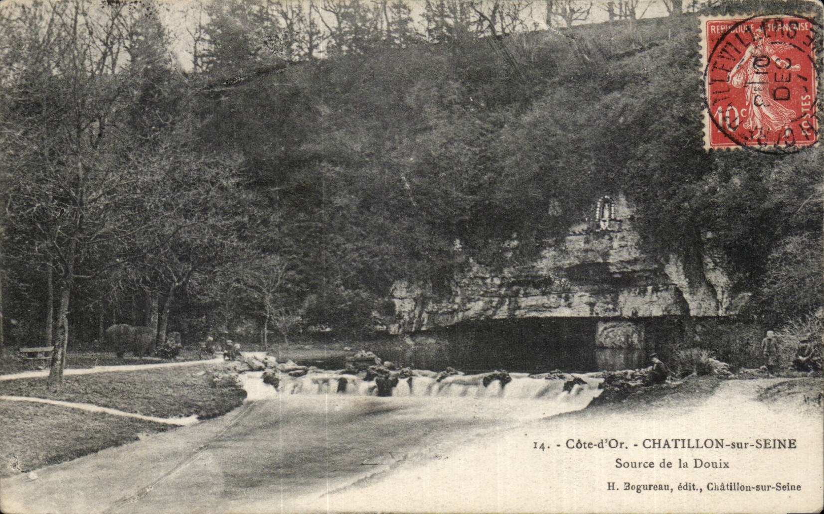 CPA Chatillon on the Seine Source of Douix