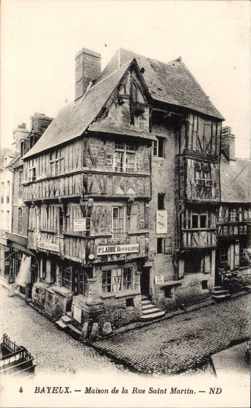 CPA Bayeux Haus der Strasse St Martin