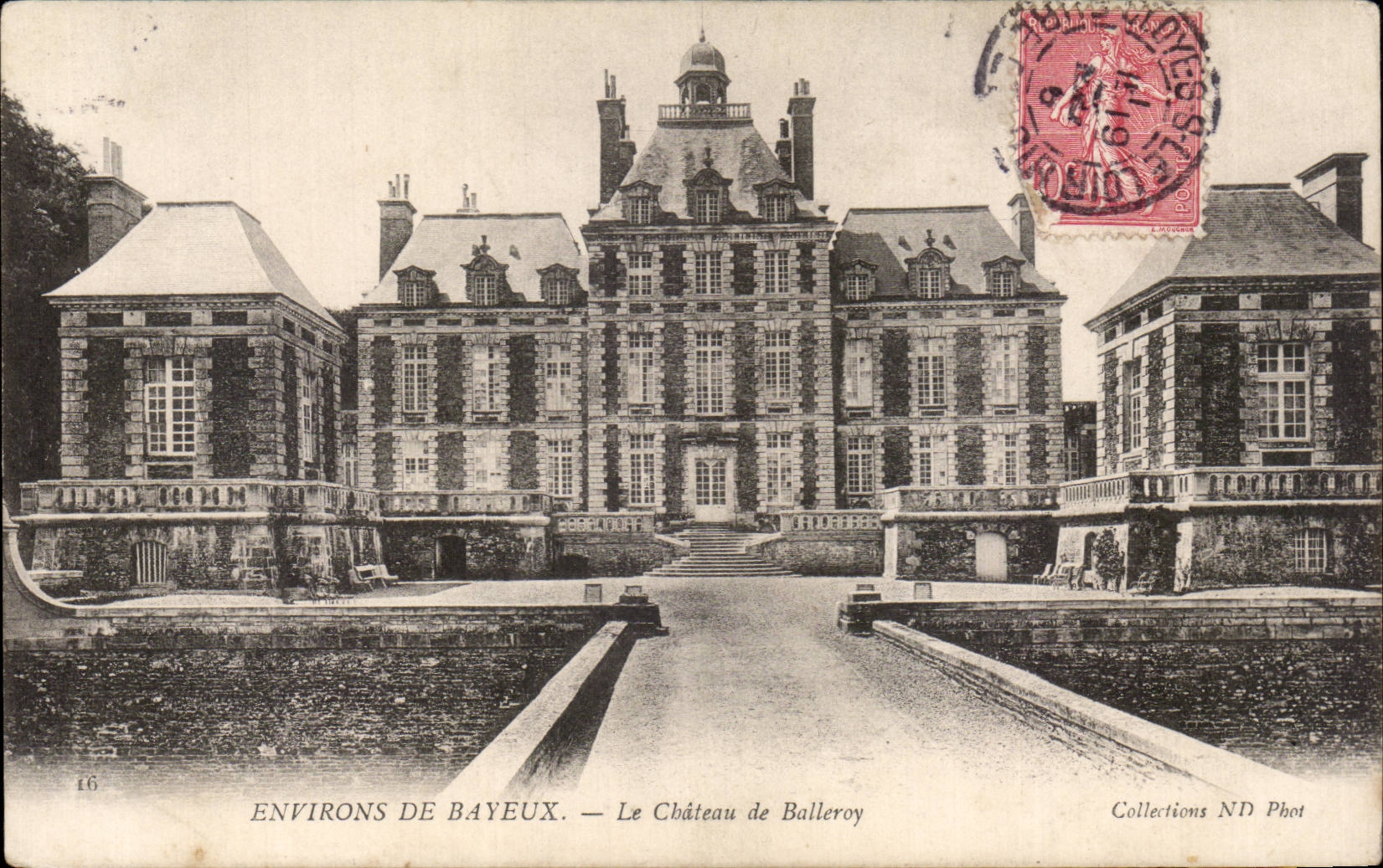 CPA Surroundings of Bayeux the castle of Balleroy
