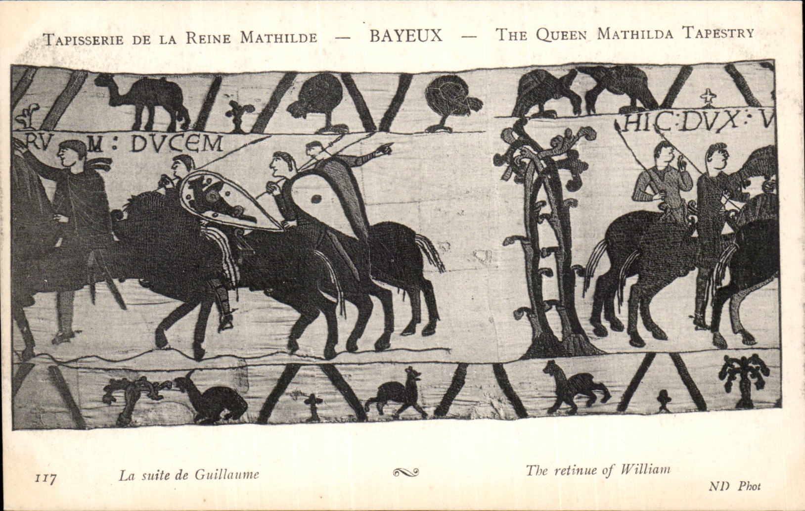 CPA Bayeux Tapestry of the Mathilde Queen the continuation of Guillaume