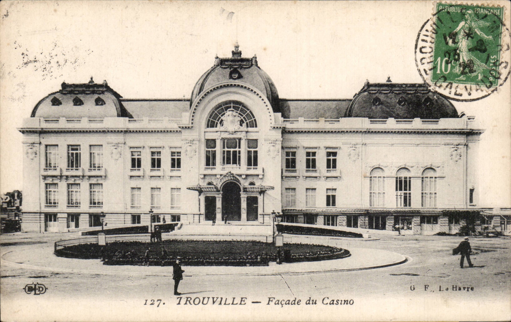 CPA Trouville Frontage of the casino