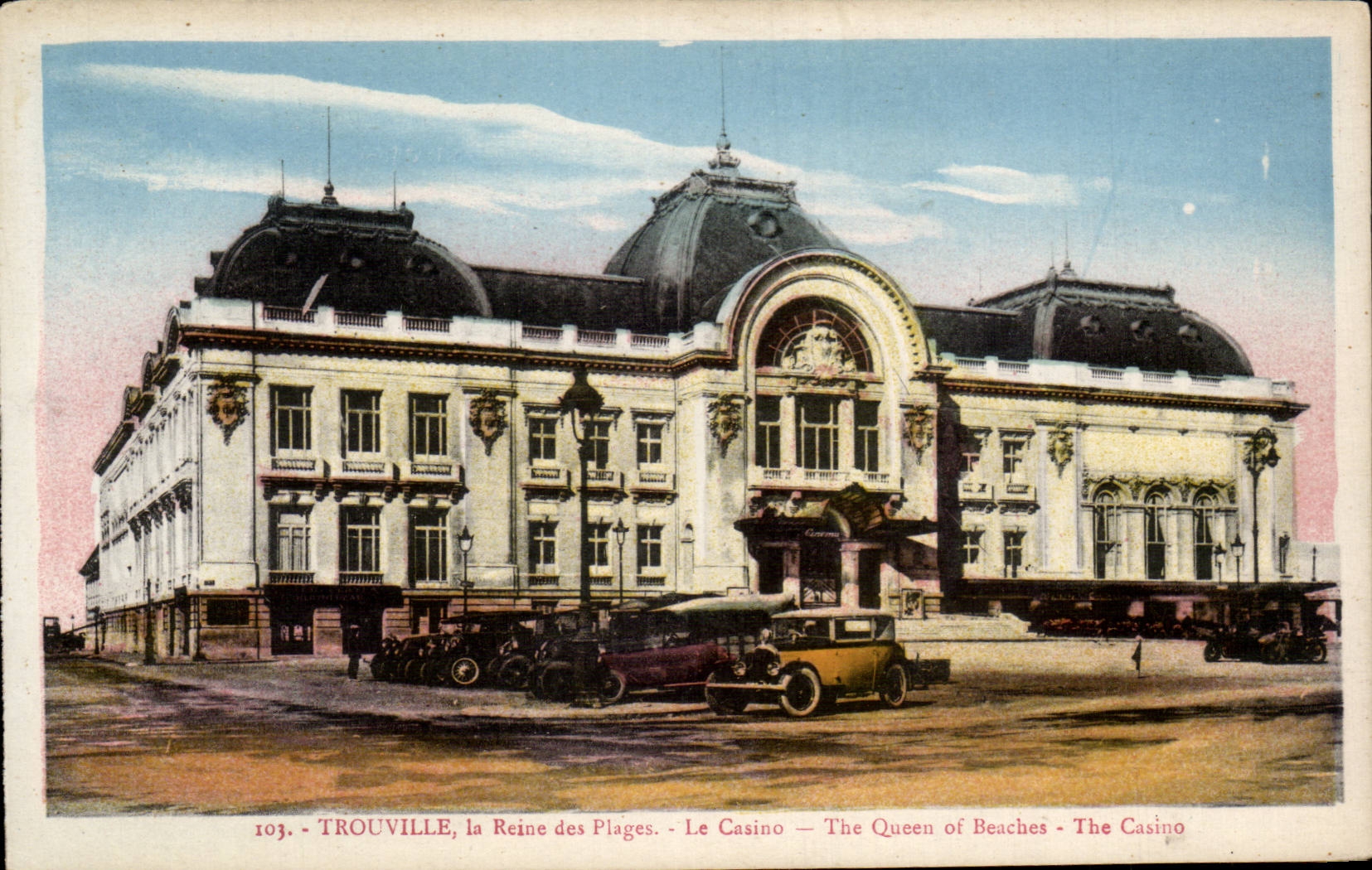 CPA Trouville the queen of the beaches the casino
