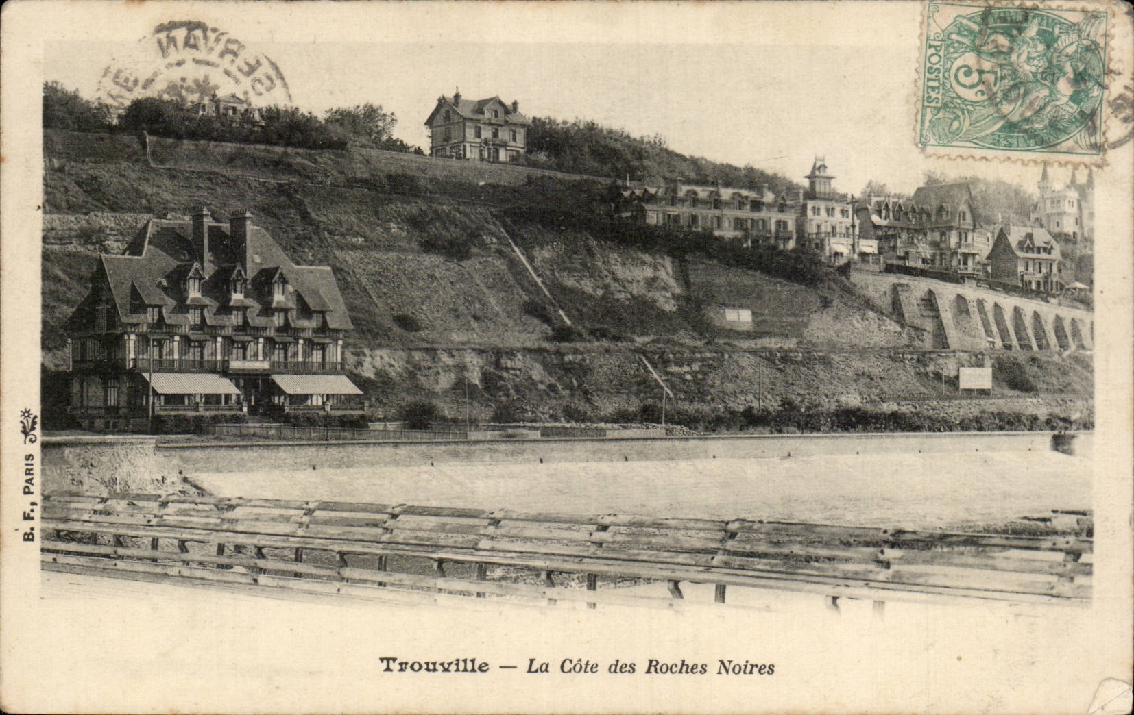 CPA Trouville The coast of black Rocks