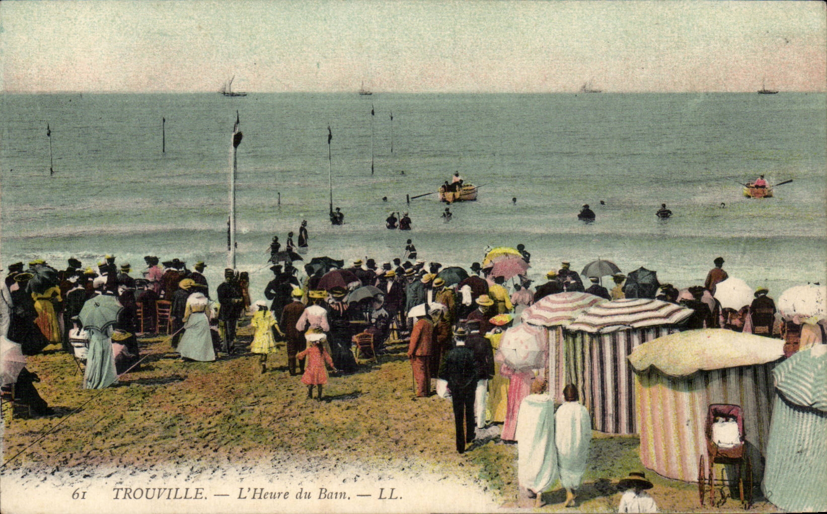 CPA Trouville the hour of the bath