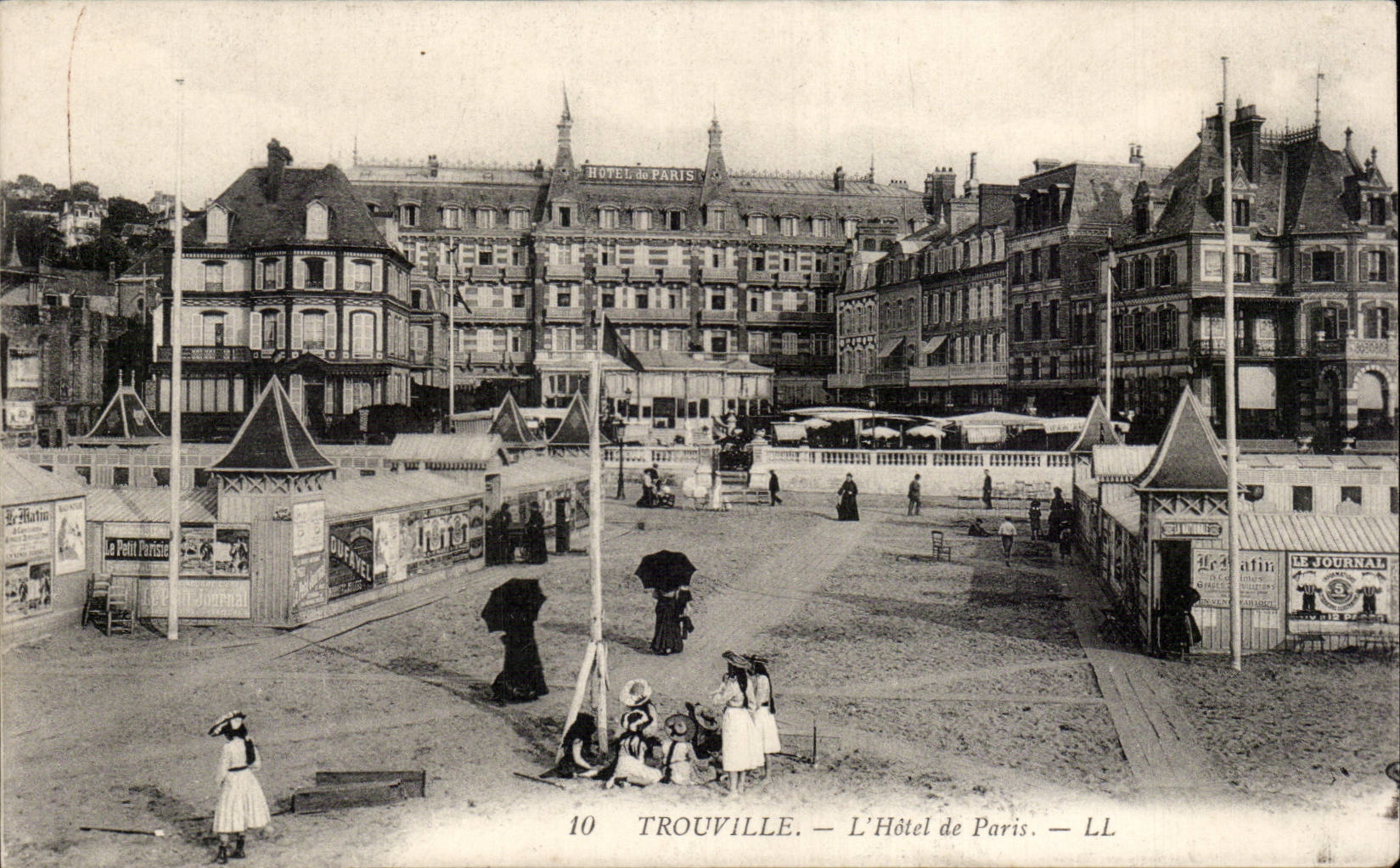 CPA Trouville the hotel of Paris