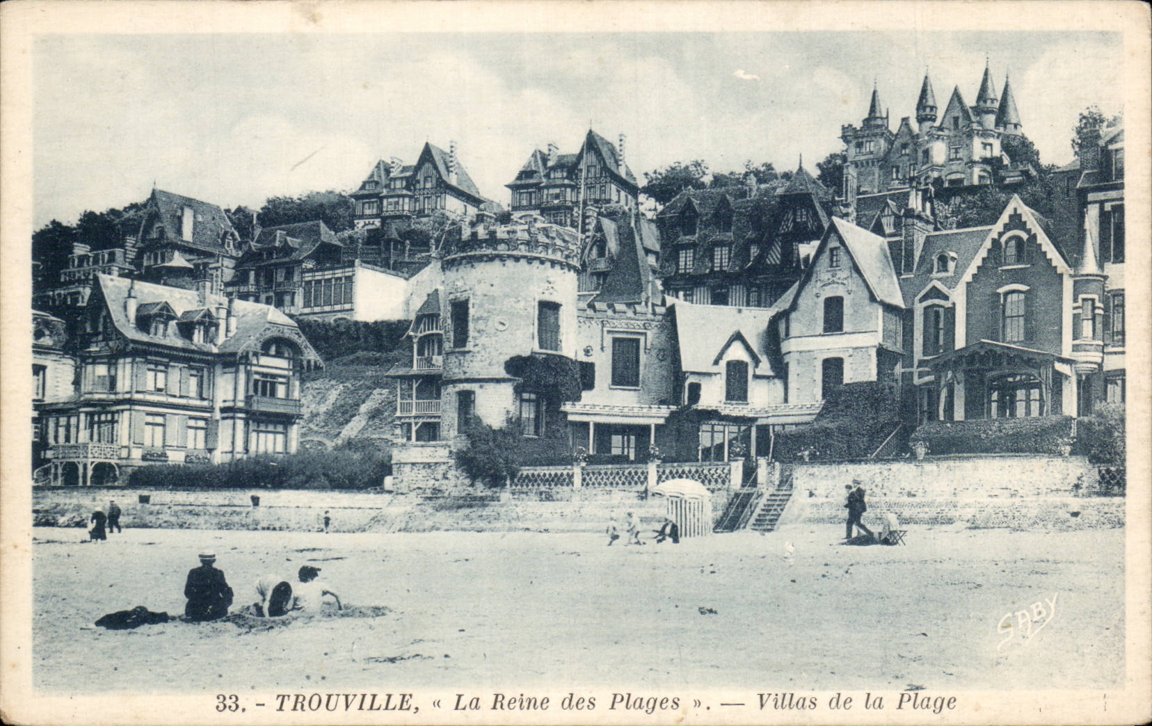 CPA Trouville Queen of the beaches Villas of the beach