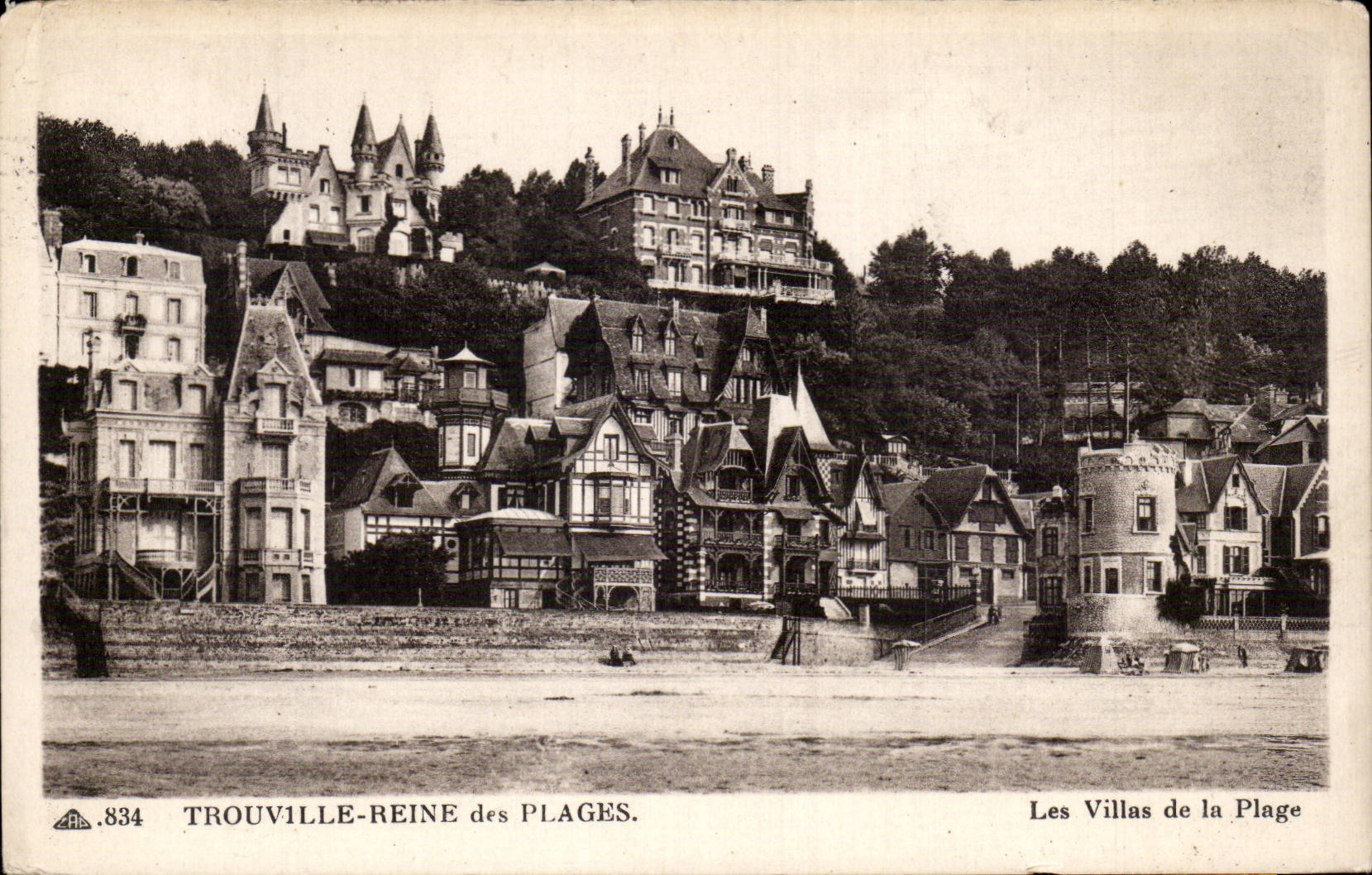 CPA Trouville Queen of the beaches villas and the beach