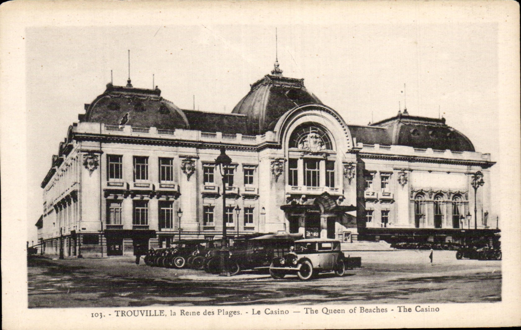 CPA Trouville Queen of the beaches the casino