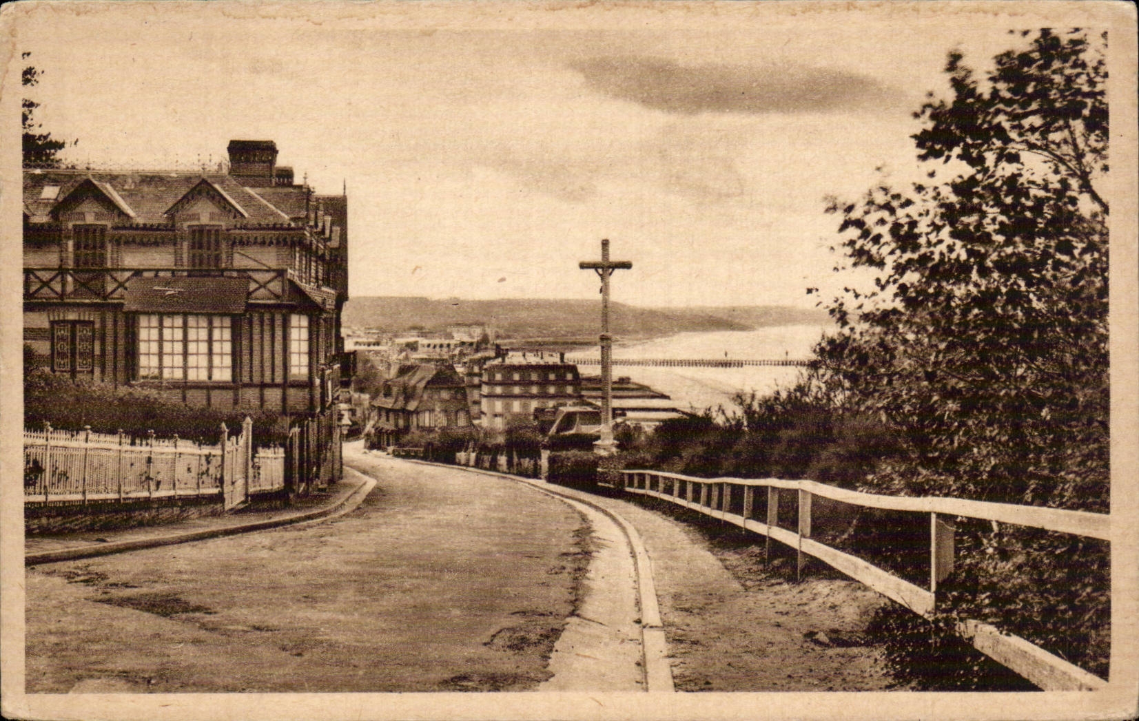 CPA Trouville Queen of the beaches the martyrdom
