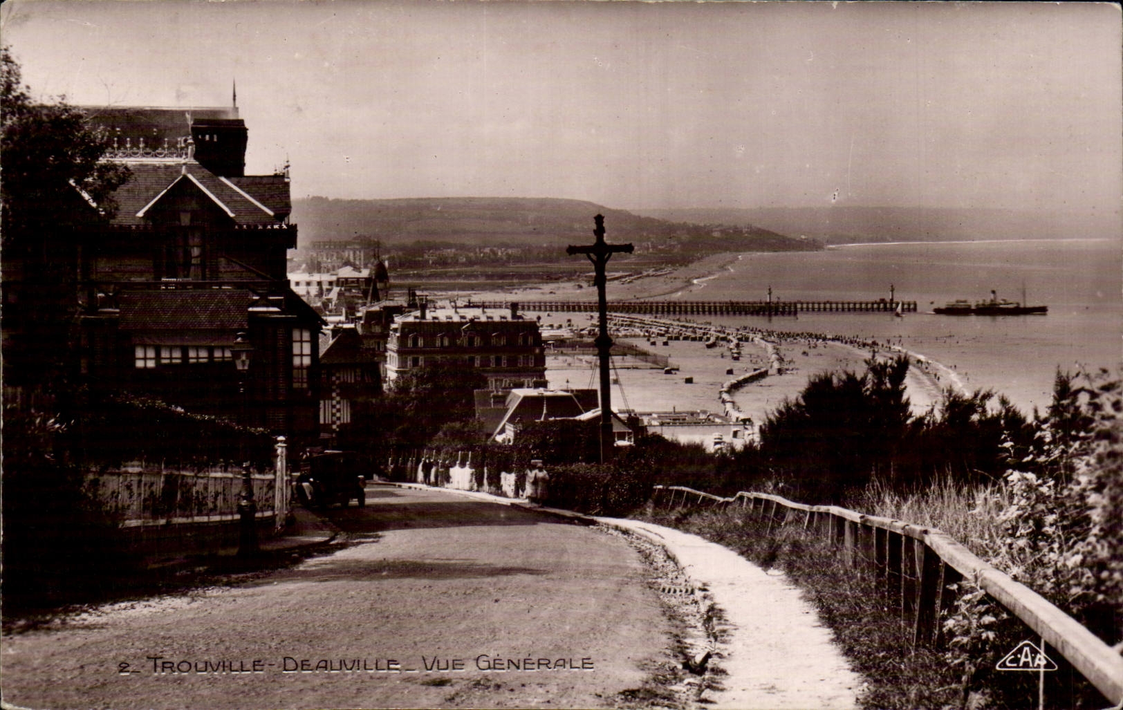 CPA Trouville Queen of the beaches the martyrdom