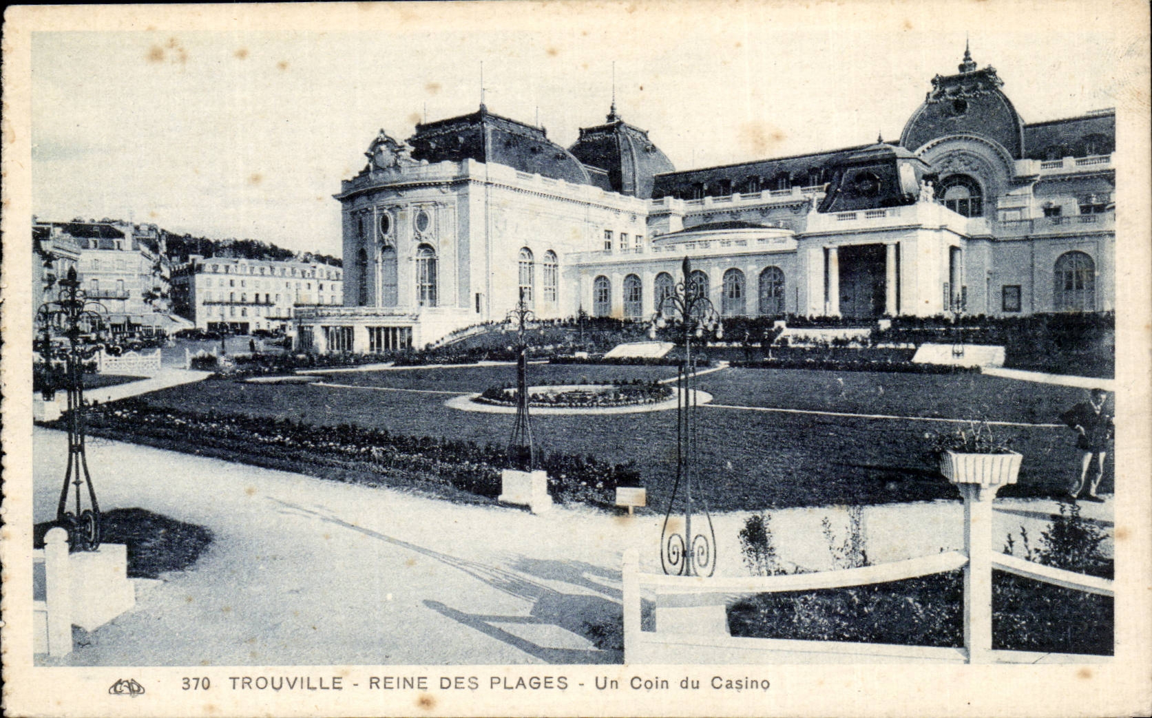 CPA Trouville Queen of the beaches a corner of the casino