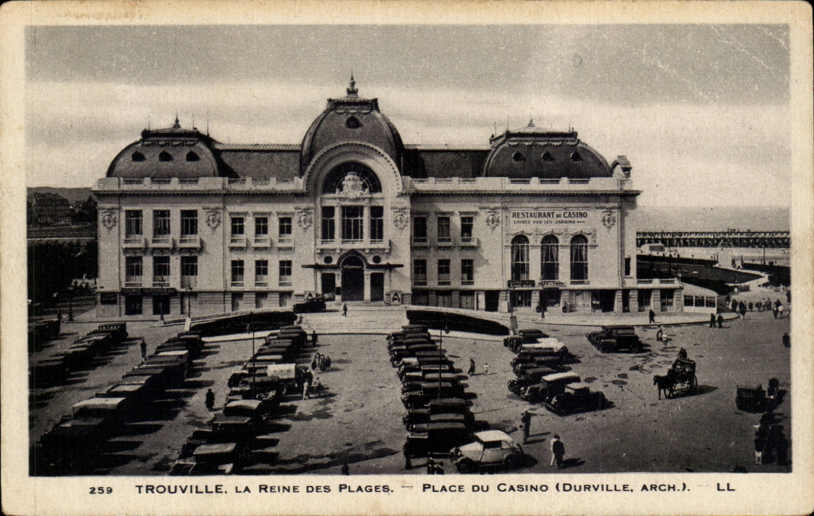CPA Trouville the queen of the beaches Places Durville casino