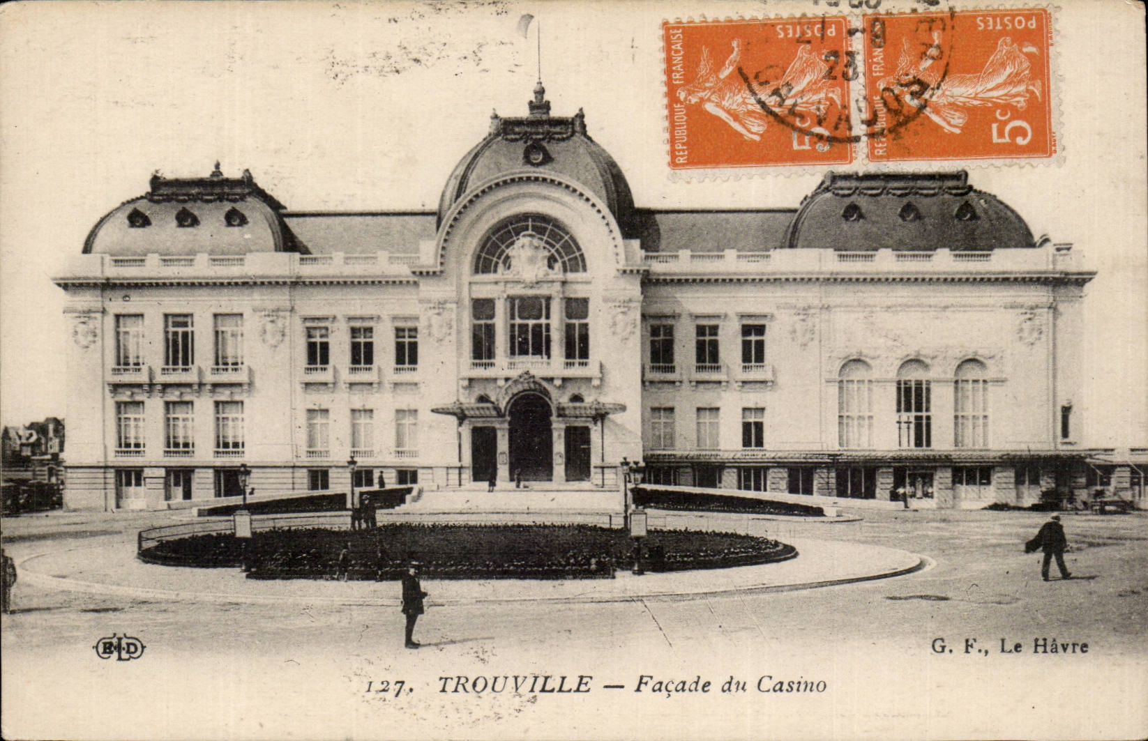 CPA Trouville Frontage of the casino