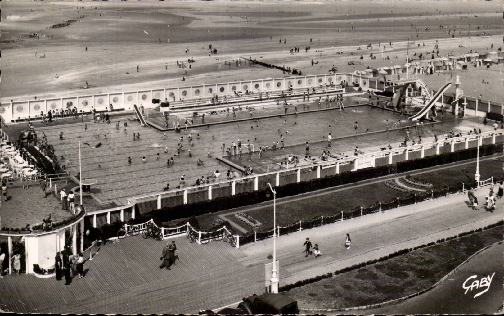CPSM Trouville Deauville the swimming pool
