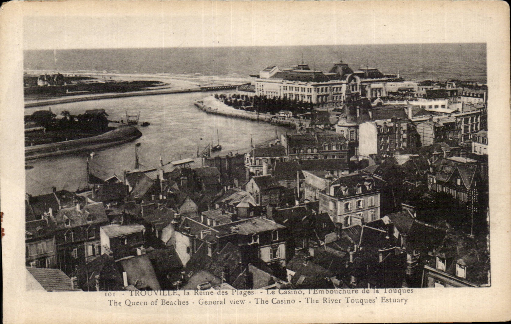 CPA Trouville the queen of the beaches the casino the mouth of the Drums