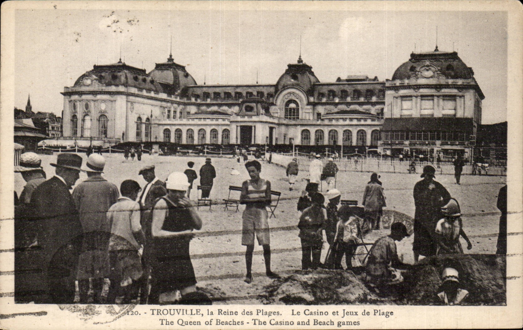 CPA Trouville Queen of the beaches the casino and plays of beach