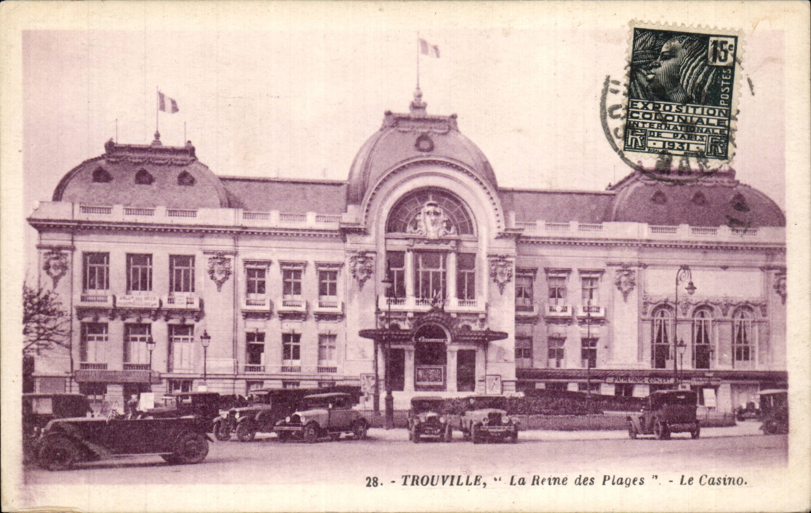 CPA Trouville the queen of the beaches the casino