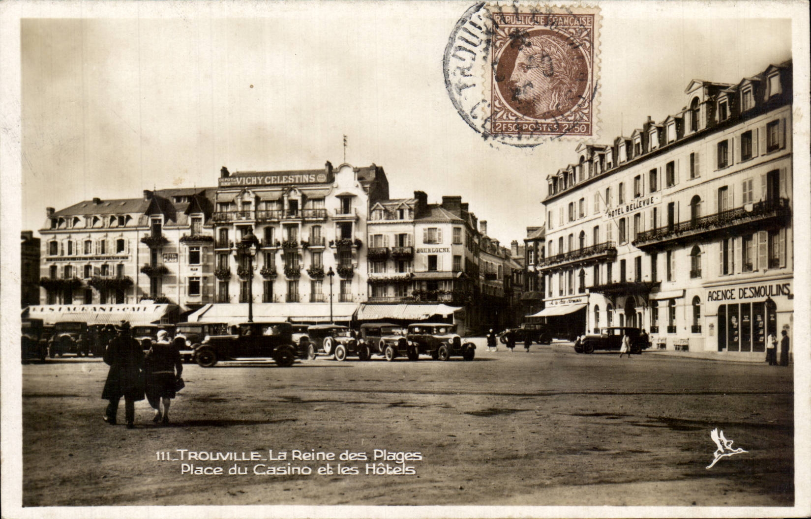 CPA Trouville the queen of the beaches Places casino and the hotels