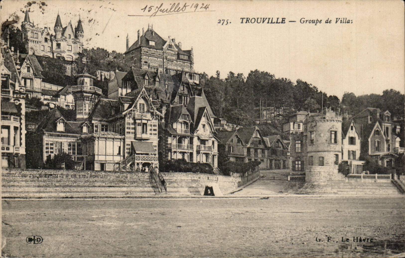 CPA Trouville the queen of the beaches Groups villas