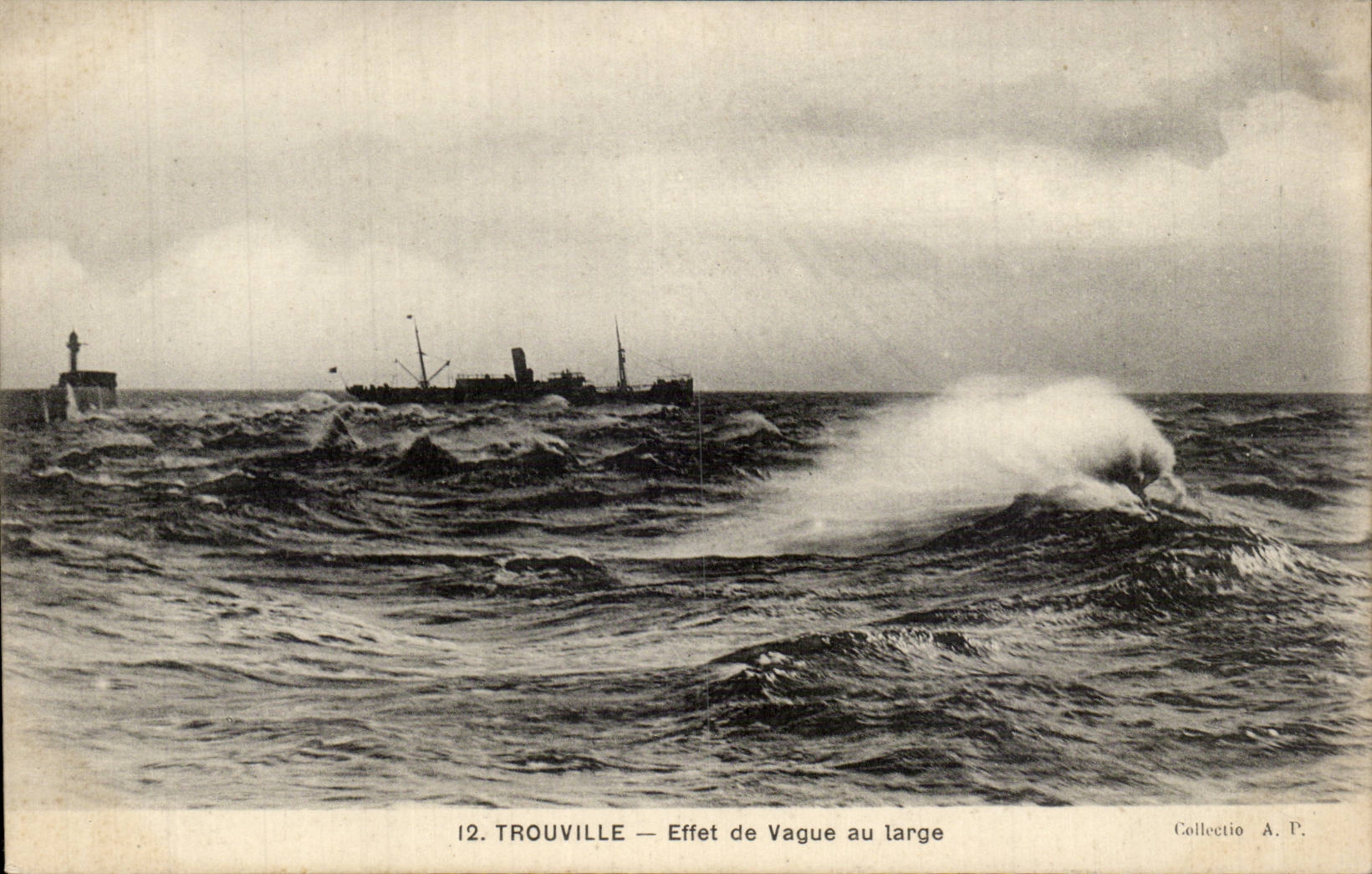 CPA Trouville Effect of vaguenesses to the broad one