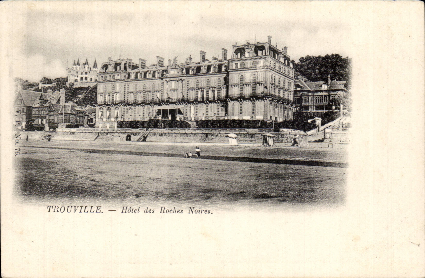 CPA Trouville Hotel of the black rocks