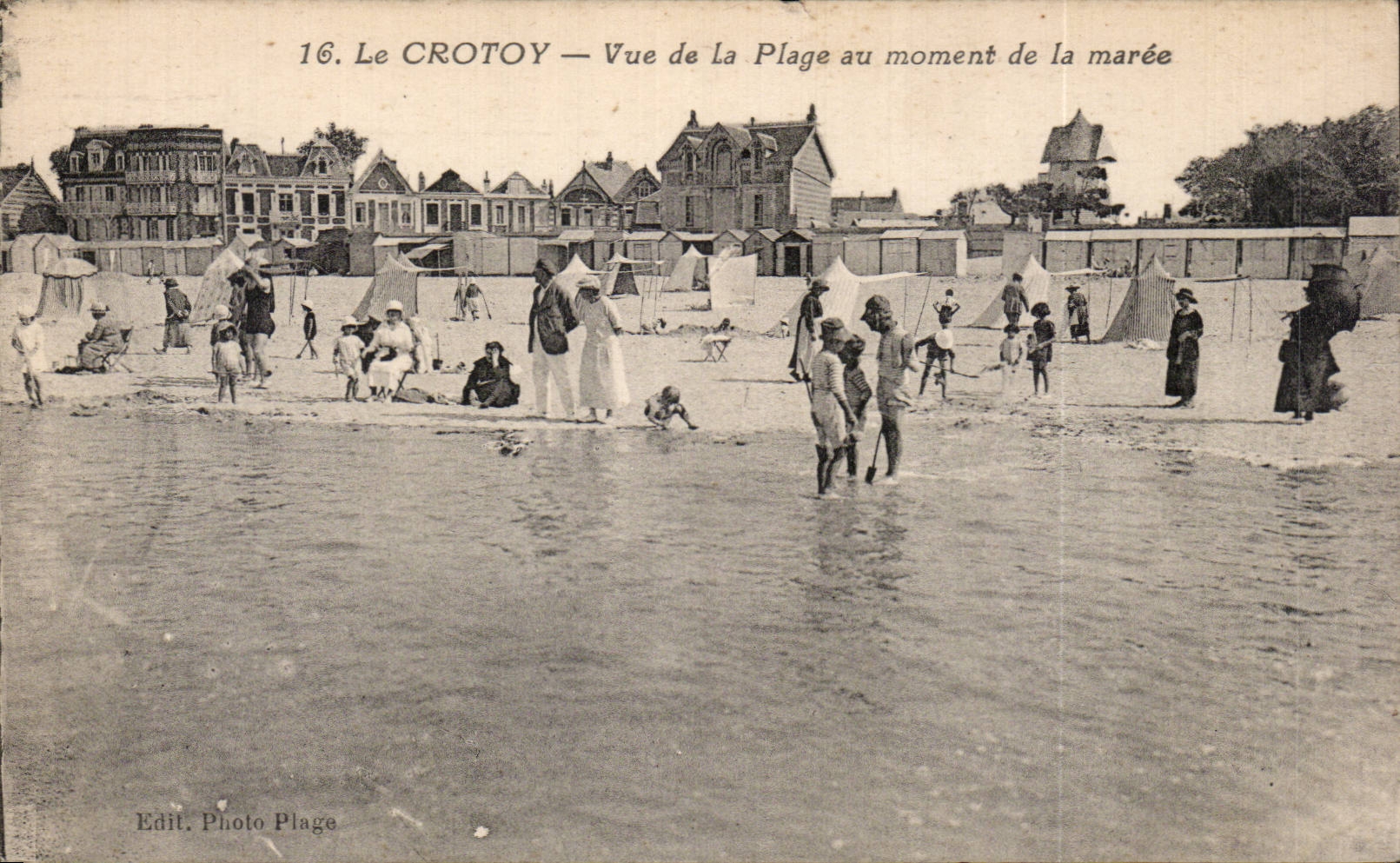 CPA Crotoy Seen of the beach at the time of the tide