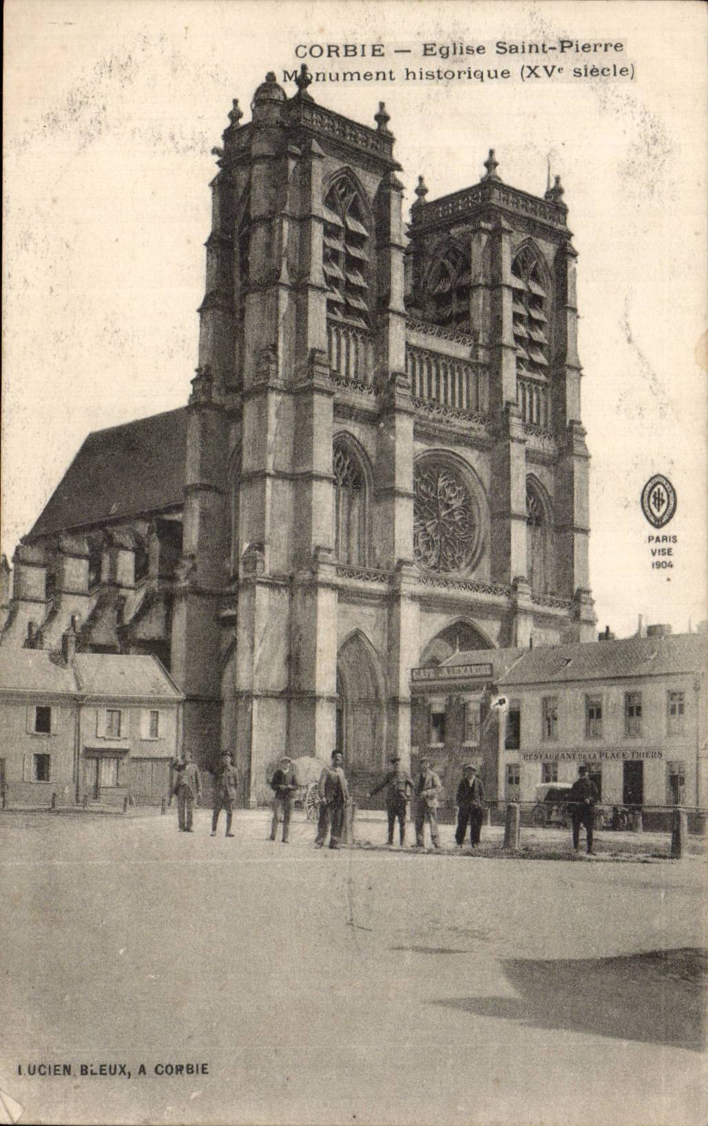 CPA Corbie Church Saint Pierre
