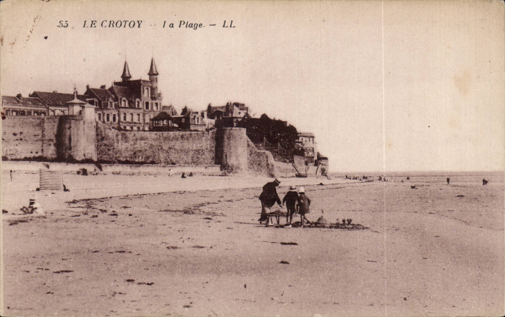 CPA Crotoy the beach