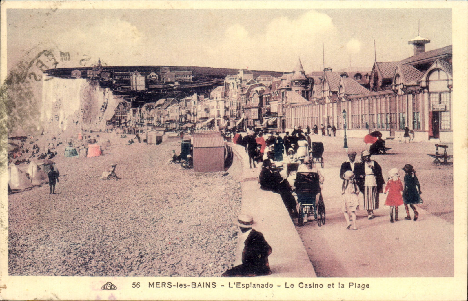 CPA Seas les Bains the esplanade the casino and the beach