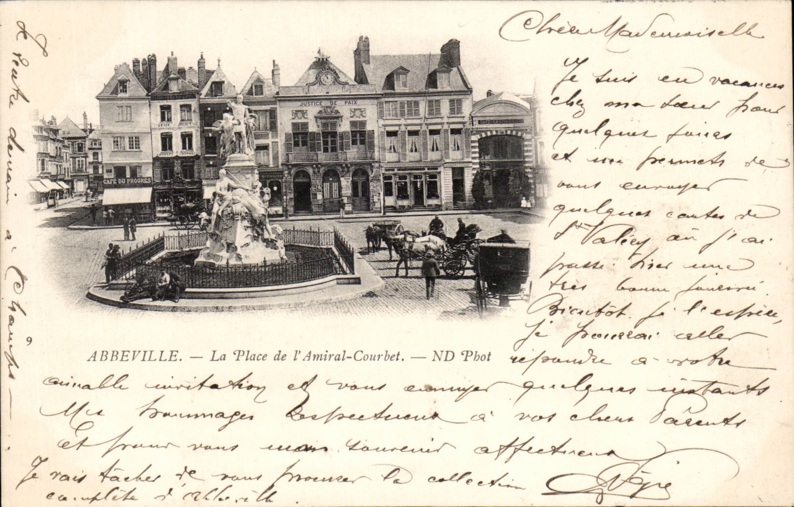 CPA Abbeville the place of the admiral Courbet