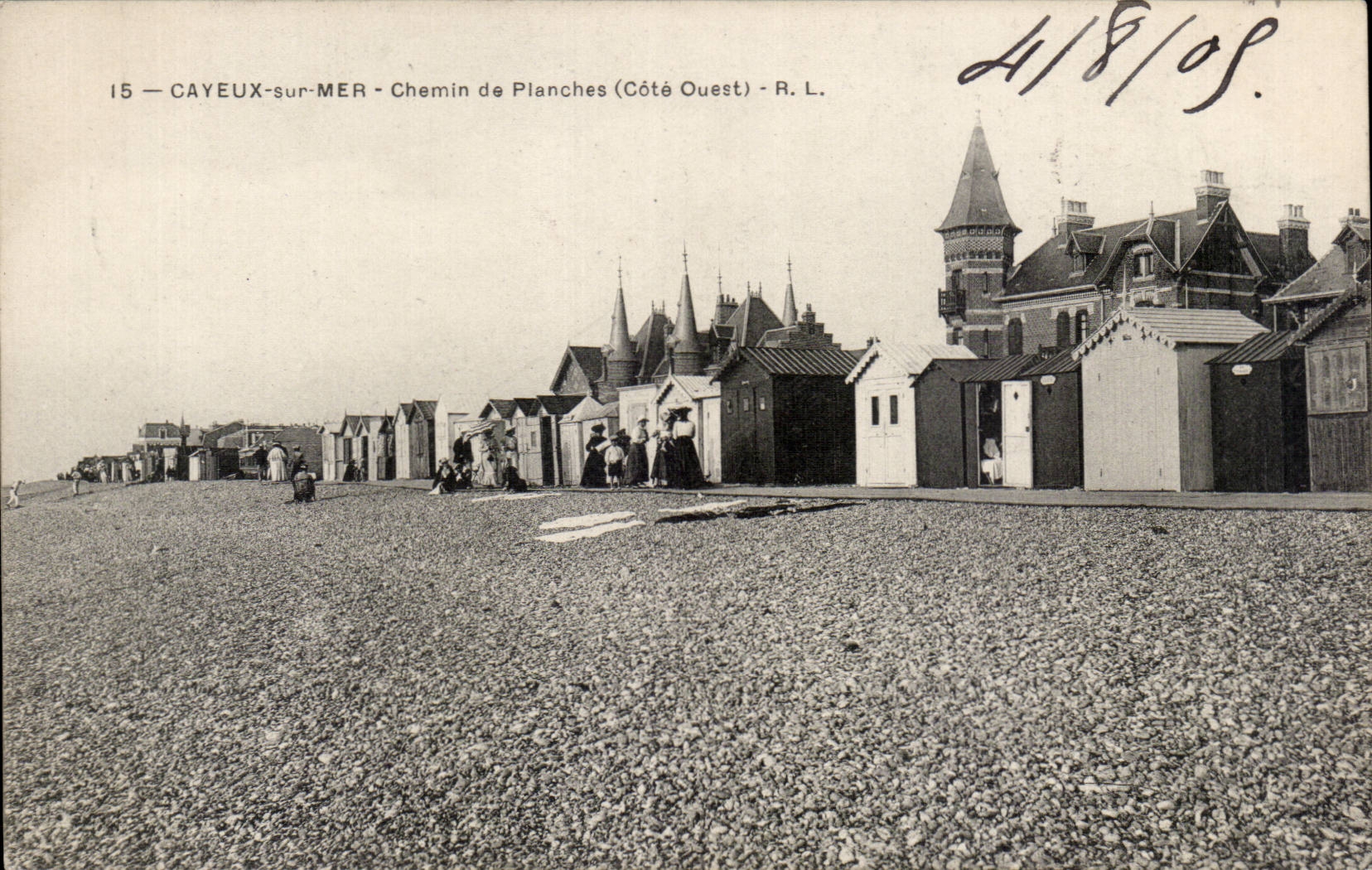 CPA Cayeux on sea Way of the boards