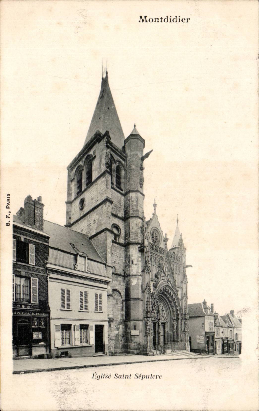 CPA Montdidier Church Saint Sepulchre