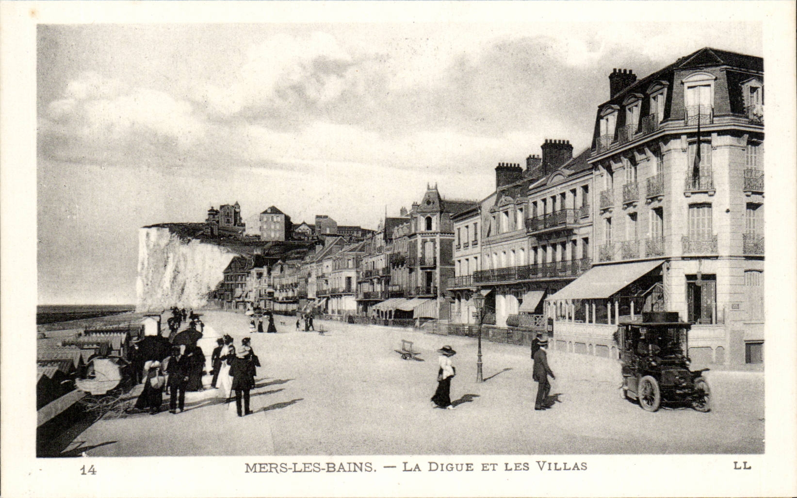 CPA Seas les Bains the dam and villas