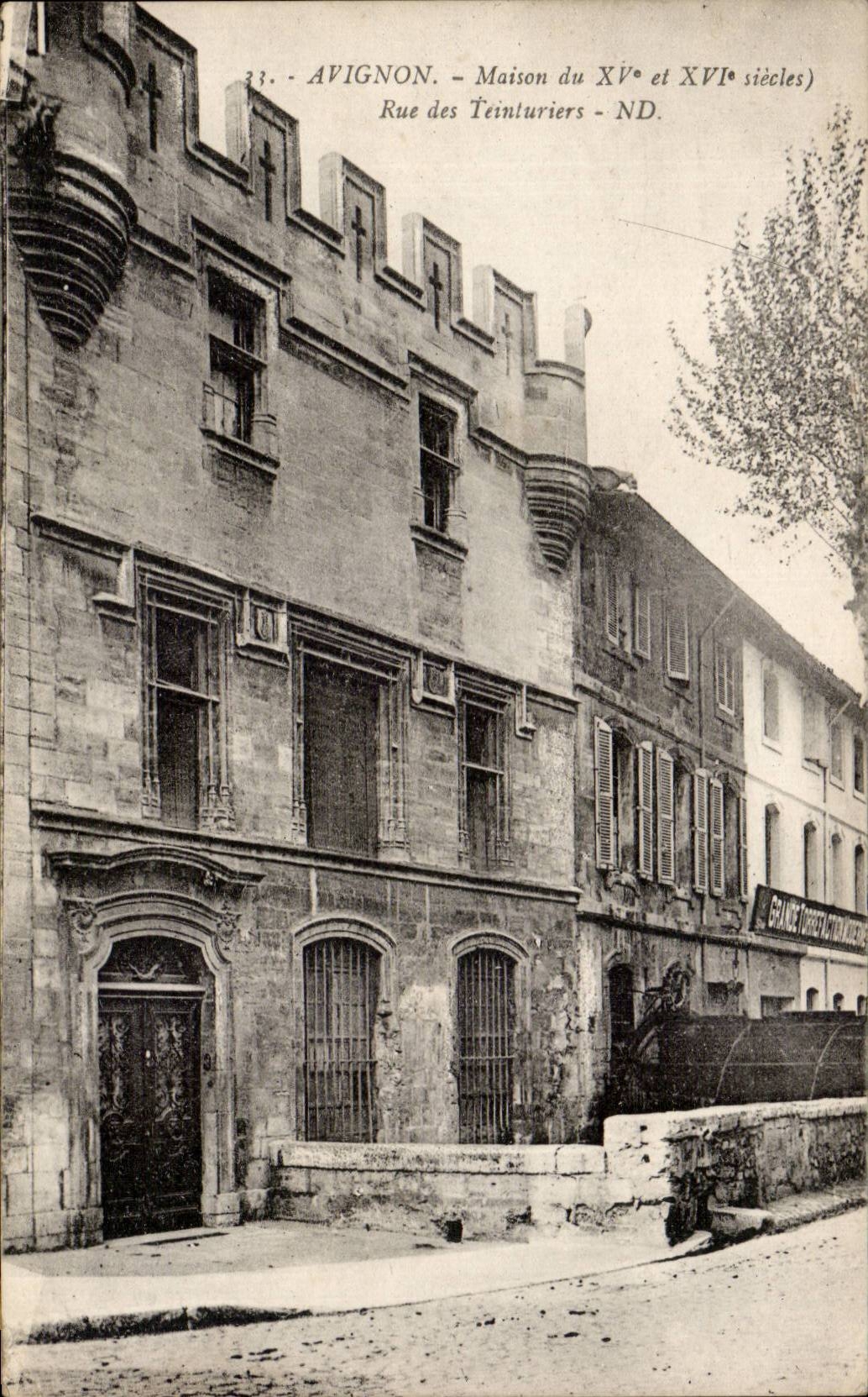 CPA Avignon Haus der 15 Strasse des Dyers