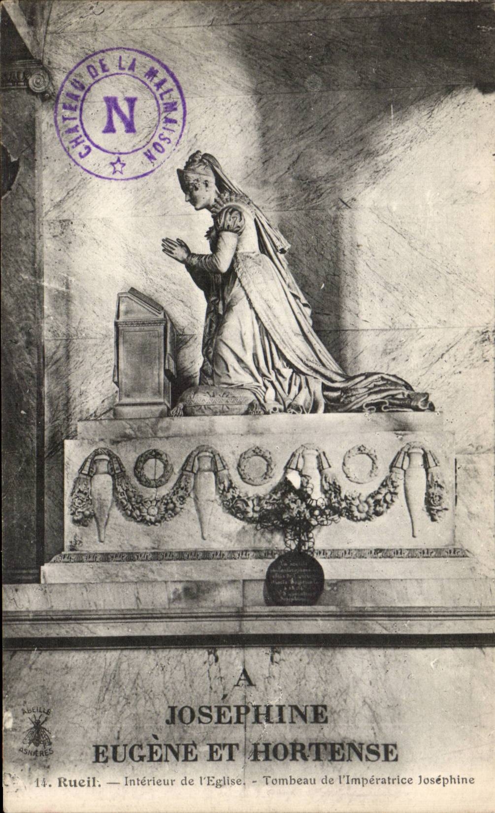 CPA Interior Rueil of the church Tomb of the Josephine empress