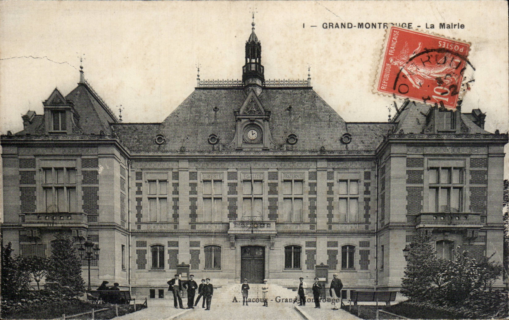 CPA grosses Montrouge das Rathaus